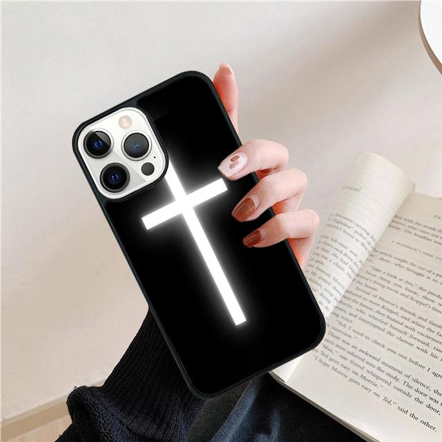 Bible Jesus Christ Christian Cross Phone Case Cover For iPhone 17 Air 16 15 14 11 13 Pro Max 12 Plus Max Cover Coque