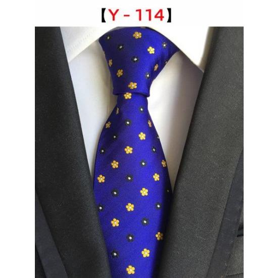 8Cm Polyester Herrenkrawatte Cashew Blumenanzug Krawatte