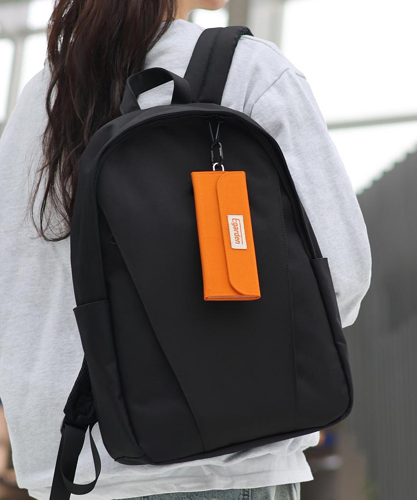 Egadeun Traveler Eyewear Case Glasses Pouch - Orange
