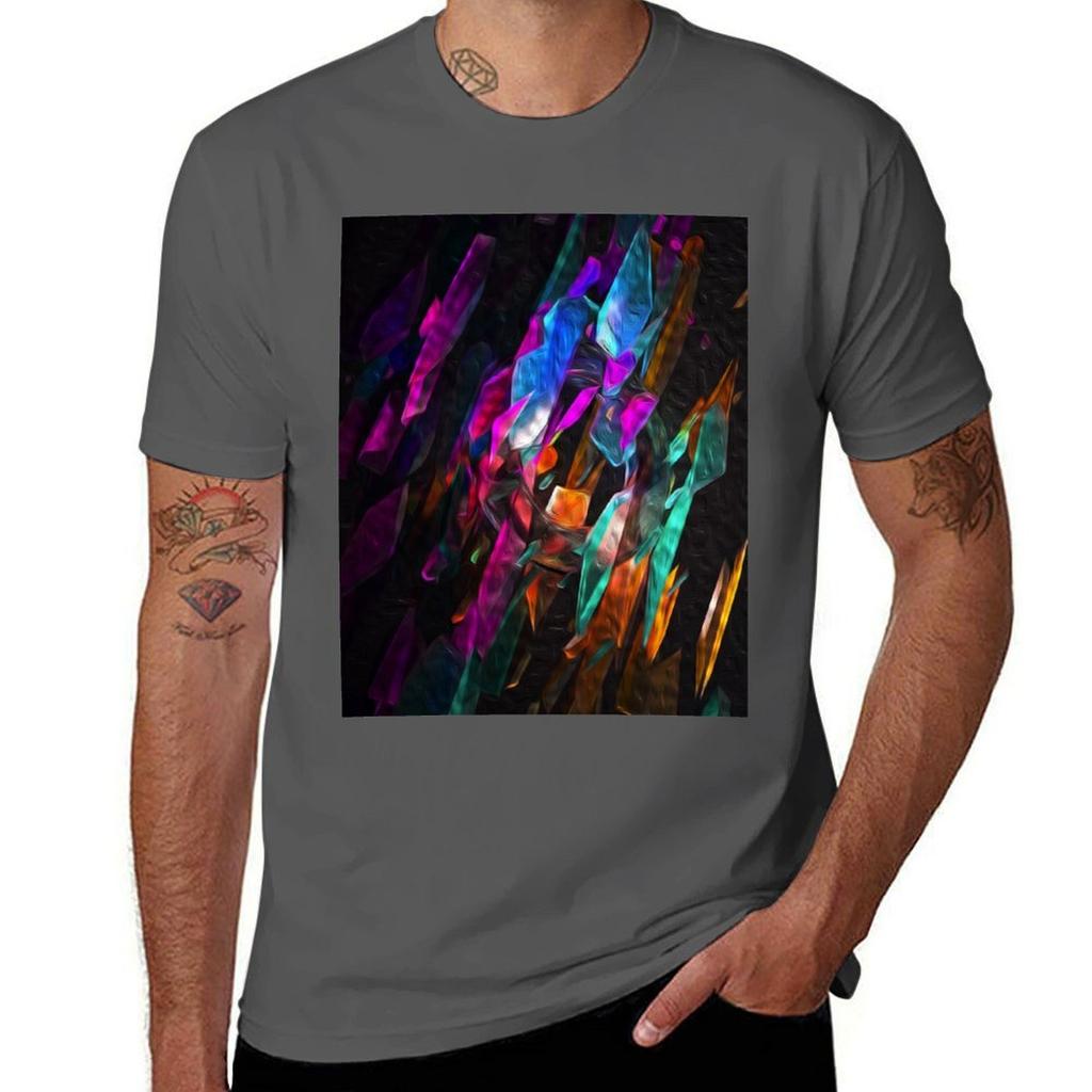 CRYSTALS T-Shirt man t shirts for men man t shirt cotton high quality T-Shirt