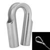 304 Stainless Steel Tube Thimble For Winch Rope Boating Accessories(6mm 2pcs)