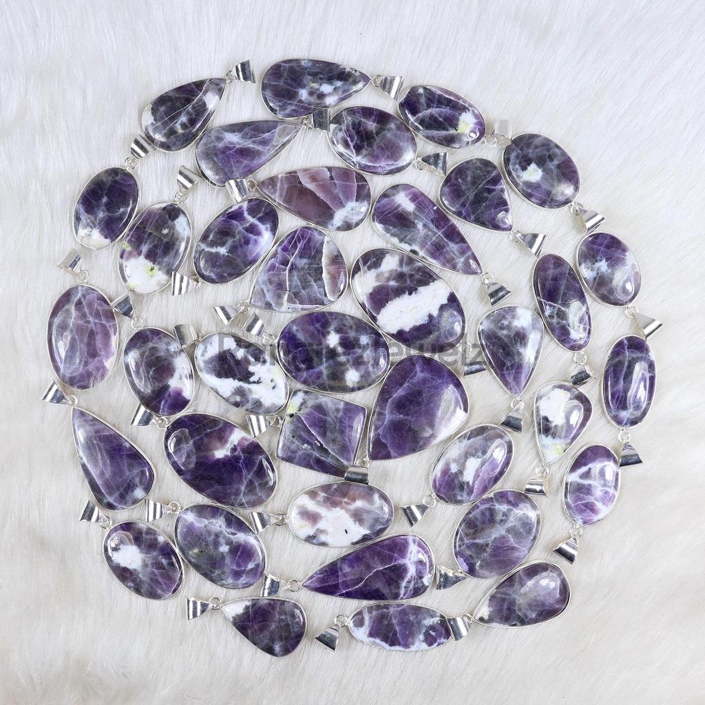 Morado Opal Pendant Sterling Silver Pendant Purple Morado Pendant Morado Opal Gemstone Pendant Bezel Pendant Handmade Pendant Jewelry Girls Pendant