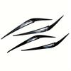 Car Headlight Eyebrow Eyelid For BMW X3 X4 G01 G02 2018-2025 1Pair Headlamp Eyebrow Trim Sticker