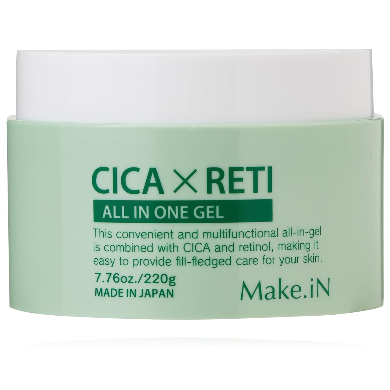 Make.iN CICA RETI All-in-One Gel 220g Retinol Moisturizing Skincare