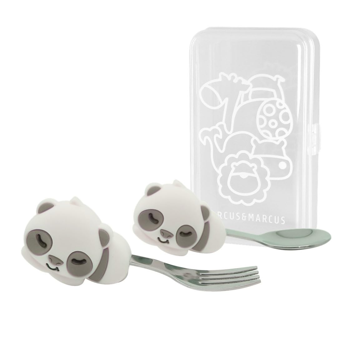 

Palmgrasp spoon fork panda with case &