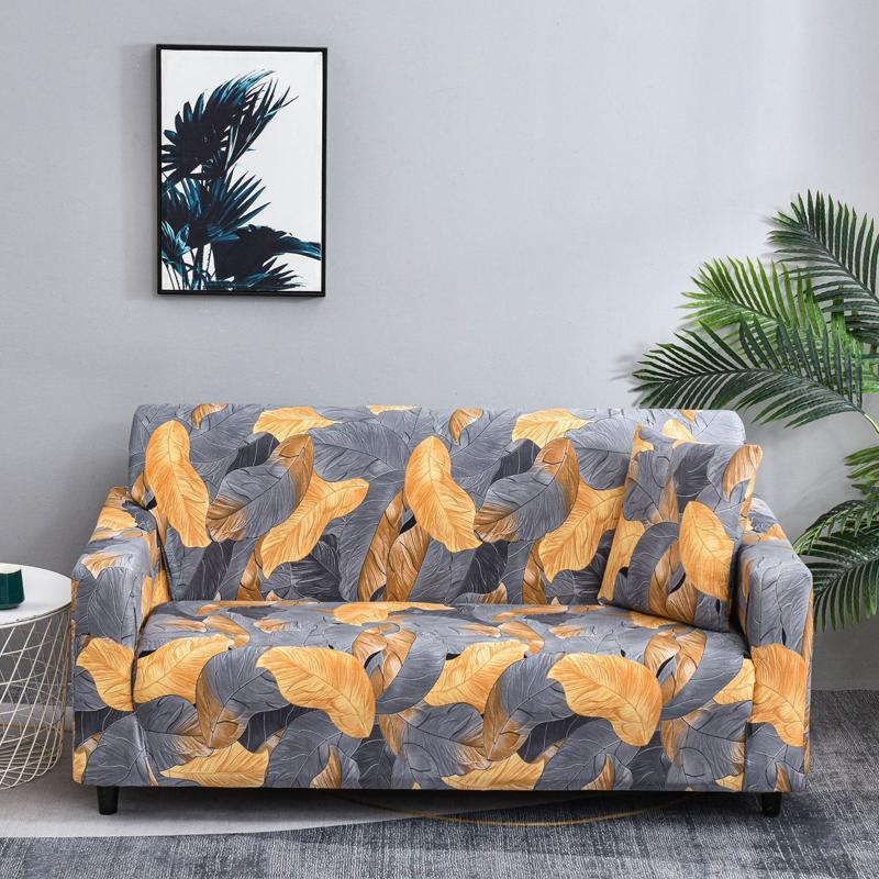 Floral Stretch Sofa Cover Couch Cover Slipcovers Armchair Corner Sofa Cover Chaselong Protector for Pets and Kids Fully Wrap