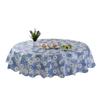 Flower Pattern Printed Tablecloth Oil-proof Table Cover Rose Round Table Cloth  Home Decoration