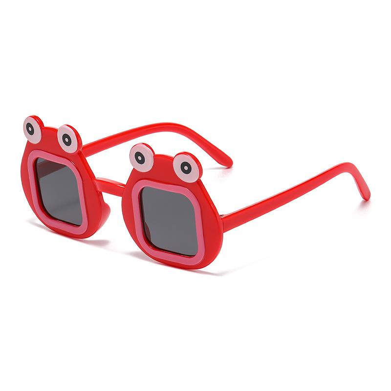 7335 Children'S Funny Frog-Shaped Sunglasses, Cute Baby Boys And Girls Cartoon Sunglasses Fashion Glasses