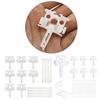 Vertical Blind Repair Carriers with Stem Repair Tabs Vertical Blinds Repair Kits White Vertical Blinds Replacement Parts