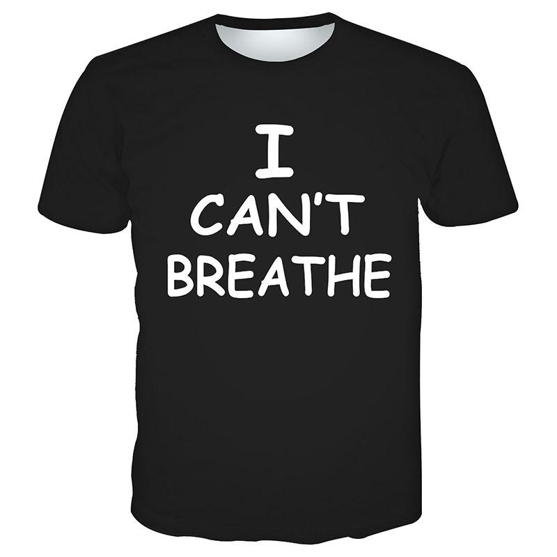 Stylish I Can't Breathe Printed T-shirt For Men And Women In Soft And Breathable Fabric