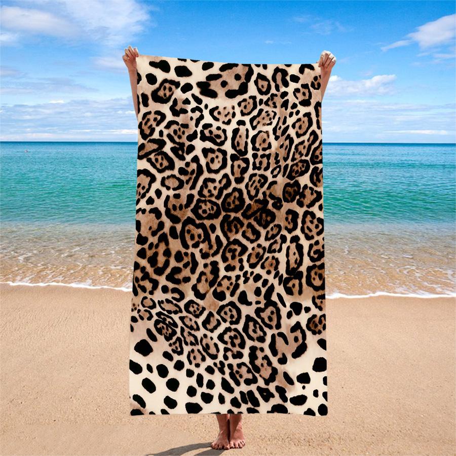 1 Stück Super saugfähiges & schnell trocknendes Badetuch, Leicht & weiche Stranddecke, Geeignet für Strand, Schwimmen, Outdoor-Camping