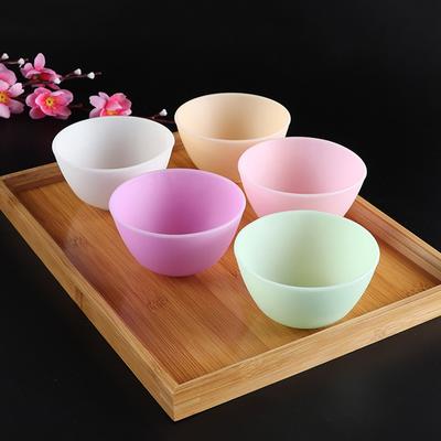 3 Größen Geruchlos Anti-Tropf Silikonschüssel Gesichtsmaske Mischen Vorbereiten Messen Salz Soße Zucker Butter Dressing Schüssel