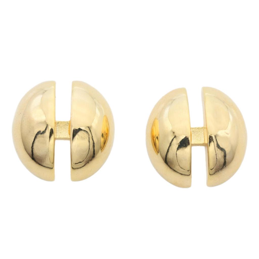 Europäische & Amerikanische Metallkugel H-förmige Damenmode Ohrstecker