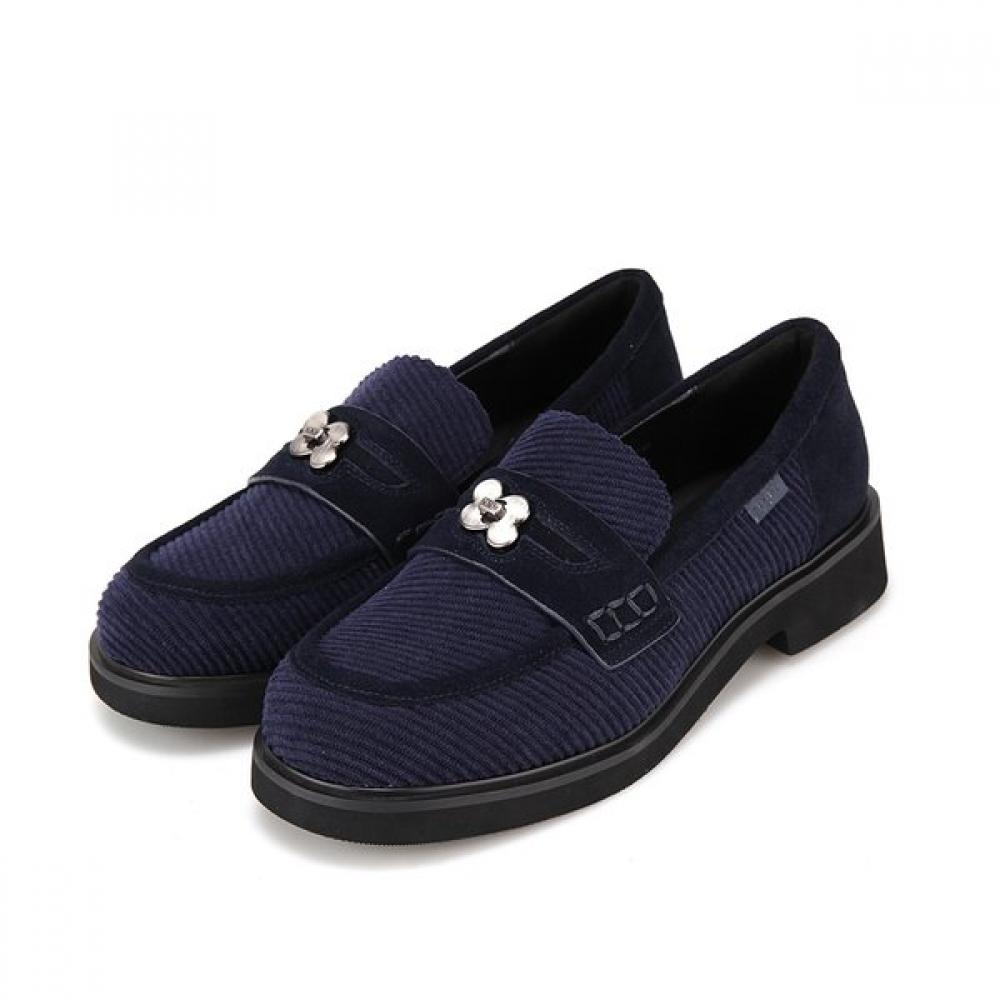 Barbara 3cm Women S Corduroy Leather Loafer Bbh539ny 250mm 15300₽