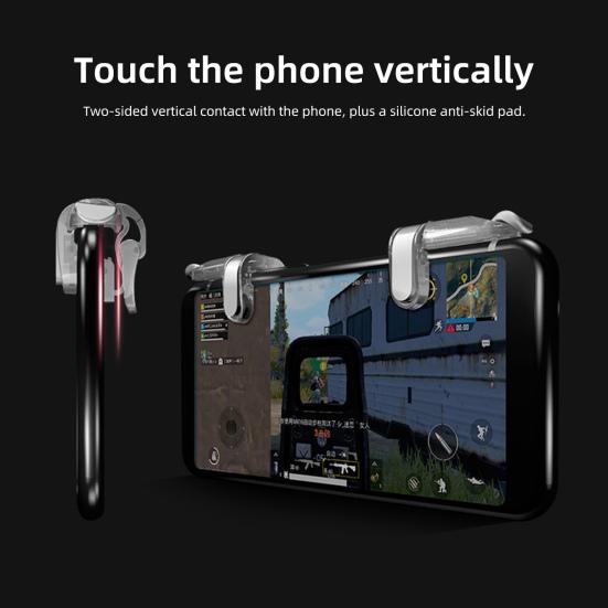 K03 Game Controller Sensitivity Zinc Alloy Portable High Free Fire Shooting Key Aim
