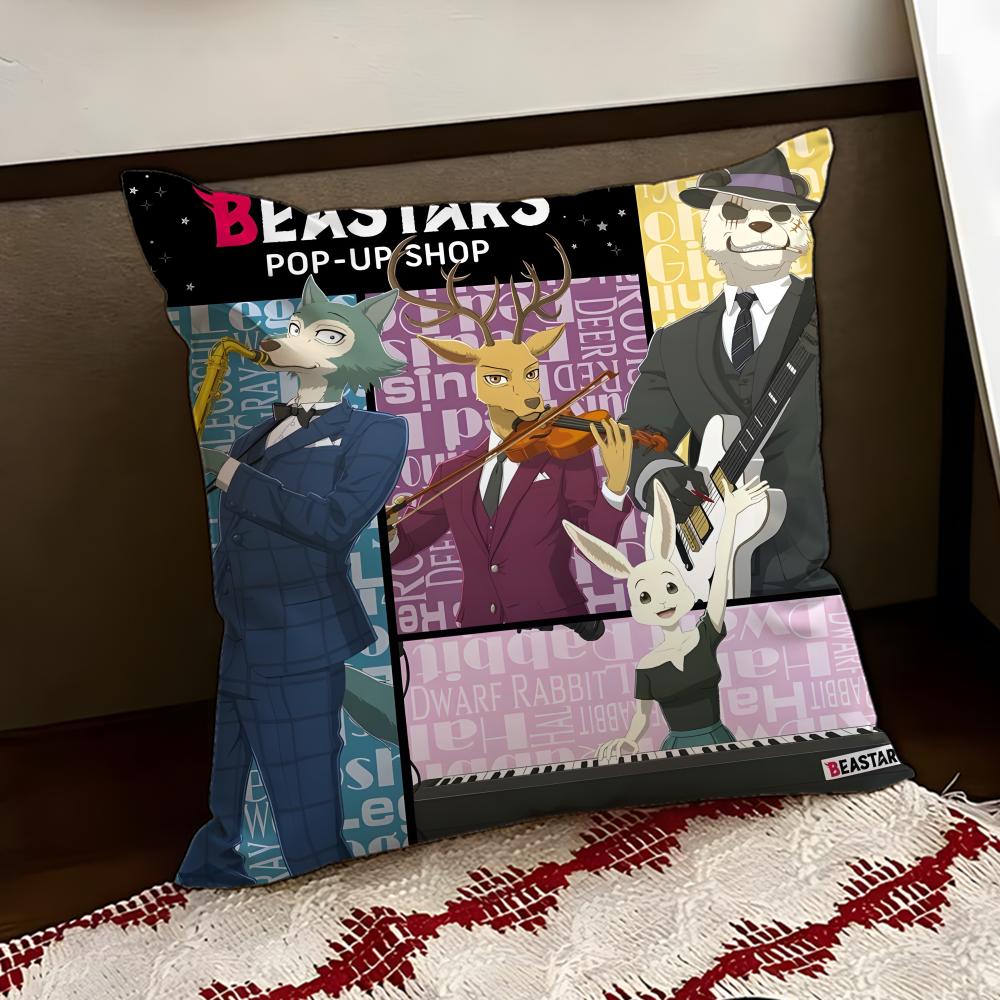 Cartoon BEASTARS Cushion Cover Reversible Soft Durable Pillow Cover Home  Car MultiScene Use for Daily Comfort