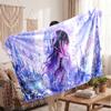 Warm Flannel BlanketGenshin Impact Soft Cozy Throw Blanket for Bedroom Couch