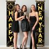 New Years Decorations 2026 Porch Banner, Happy New Year Door Banner New Year Front Porch Hang Door Banners, New Years Door Banner for NYE Party