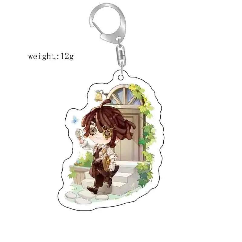 Identity V Anime KeyChain Apollo Joseph Desaulniers Grace Margaretha Zelle Men Key Chain for Women Acrylic Keyring Pendant Gifts