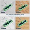 JINYUDOME Microfiber Mop Pads Reusable For Swiffer XL Sweeper Green Washable Dry Wet Mopping 17*5" Floor Cloths