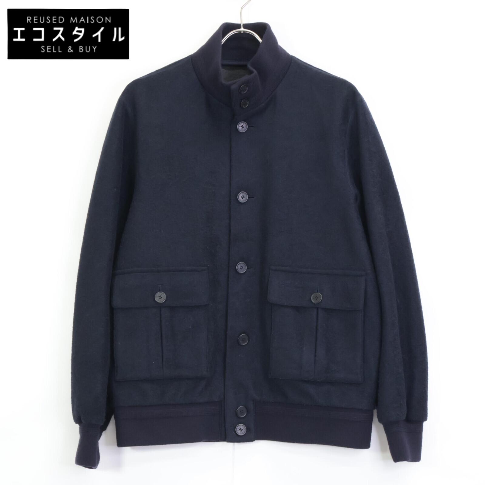 

MACKINTOSH LONDON Navy G1F11-610-29 21 years FLEX JERSEY Blouson Jacket 40 NavyUsed