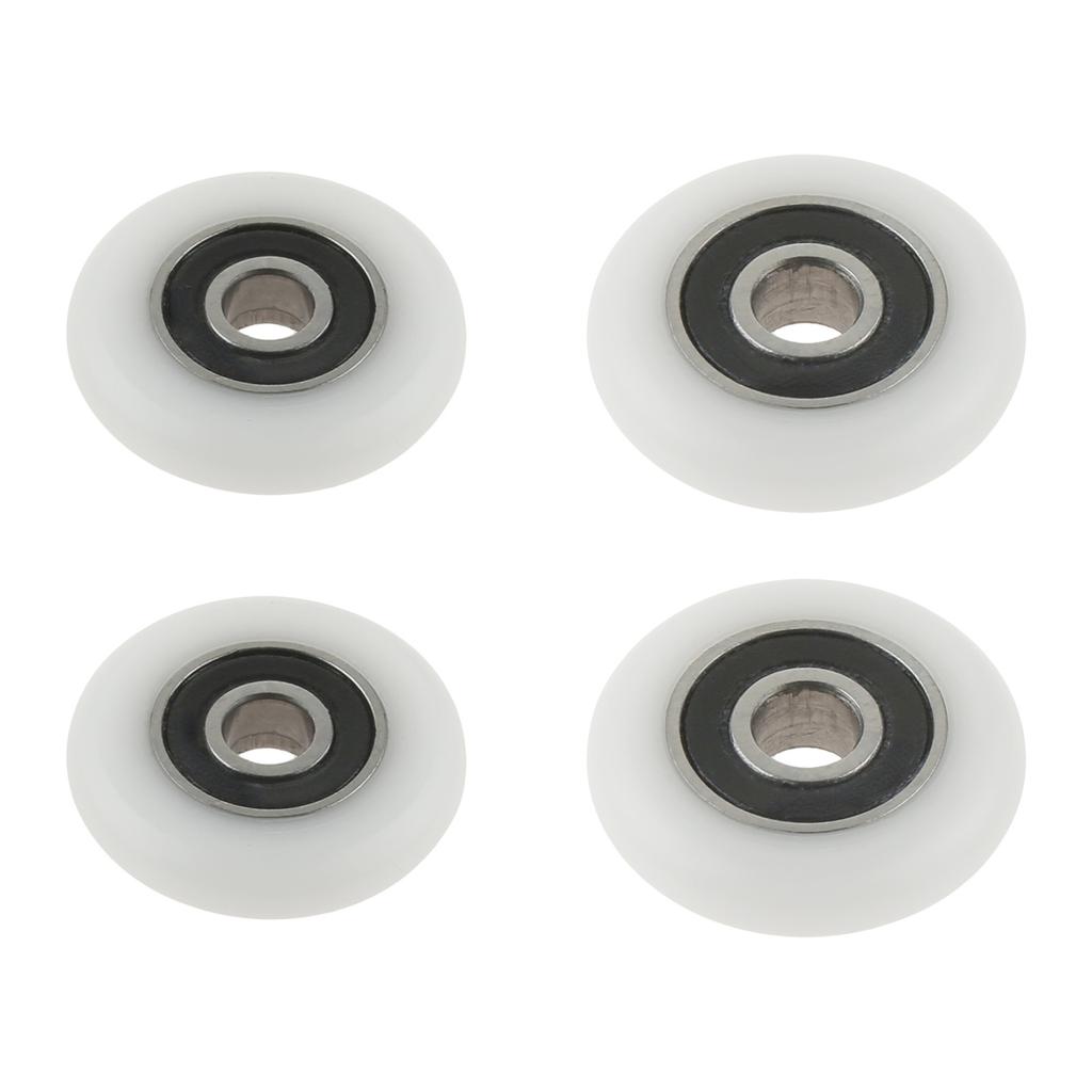 2 ks 26/28mm Koupelnová skříňka Sprchový kout Kladka Koupelna Skleněné posuvné dveře Vodicí lišta Kolečka Příslušenství Kolečka Váleček pro sprchový kout