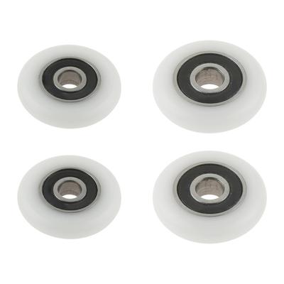 2 ks 26/28mm Koupelnová skříňka Sprchový kout Kladka Koupelna Skleněné posuvné dveře Vodicí lišta Kolečka Příslušenství Kolečka Váleček pro sprchový kout