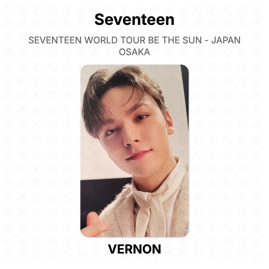 Seventeen WORLD TOUR BE THE SUN - JAPAN OSAKA Official Photocard
