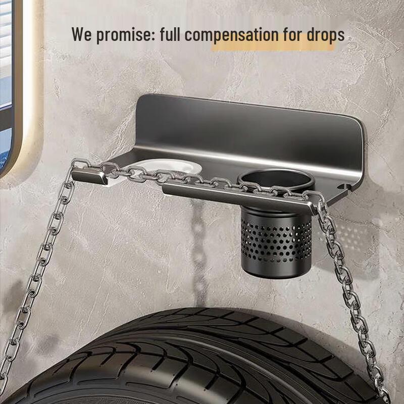 Miling Bohrloser Wandmontierter Haartrocknerhalter