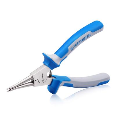 SPEEDWOX Precision Snap Ring Pliers for Straight Tip Premium TPR Dedicated Tool for Removing Snap Rings Shafts, Tip, 1.82mm Diameter, Handle, C-Shaped