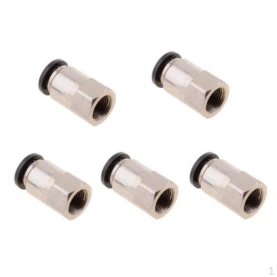 5 kusů 8mm zasouvací šroubení pro vzduchovou hadici s rychlým uvolněním