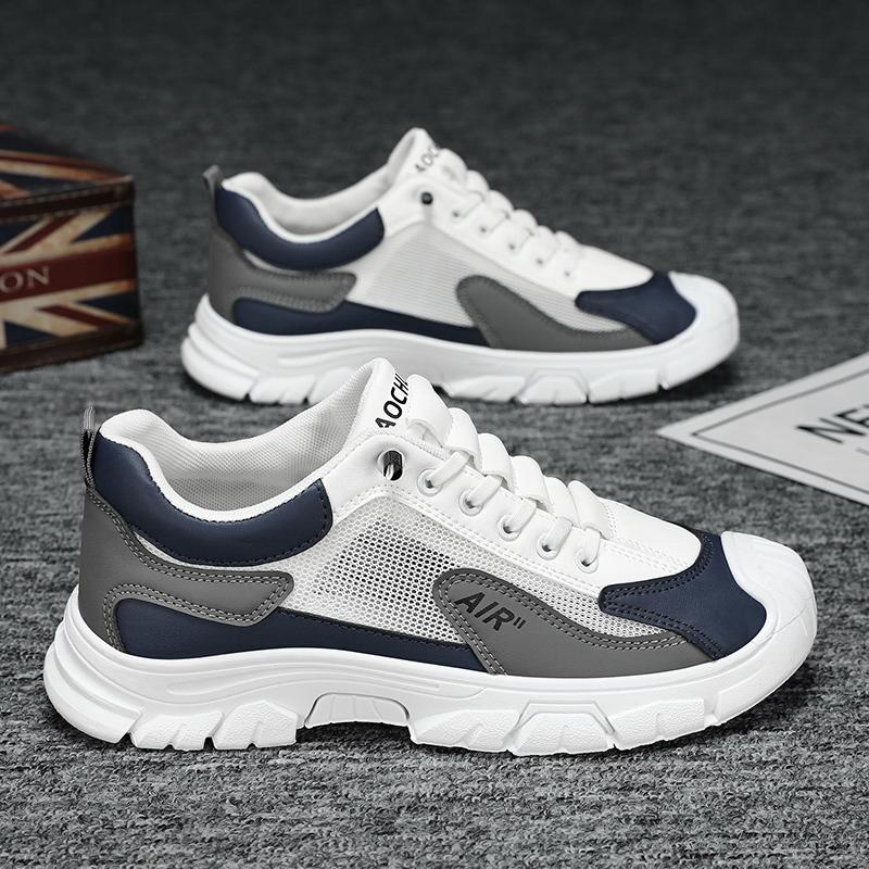 Новые мужские удобные спортивные туфли повседневная обувь корейская версия тренда обувь — фото 8