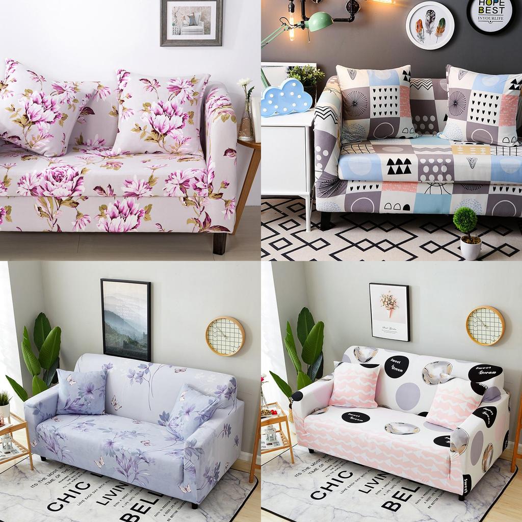 Elegant Fashion 1 2 3 4 Seats Recliner Covers Retro Recliner Sofa Cover Soft Slipcovers