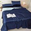 Grade A Cooling Summer Comforter Set With Fitted Sheet And Pillowcases Breathable Air Conditioner Quilt Ice Silk Cooling Blanket