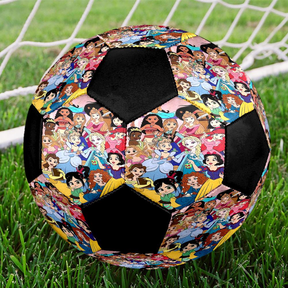 Princess Theme Size 5 Soccer Ball, Suitable for Both Indoor and Outdoor Matches, a Gift Suitable for Everyone.
