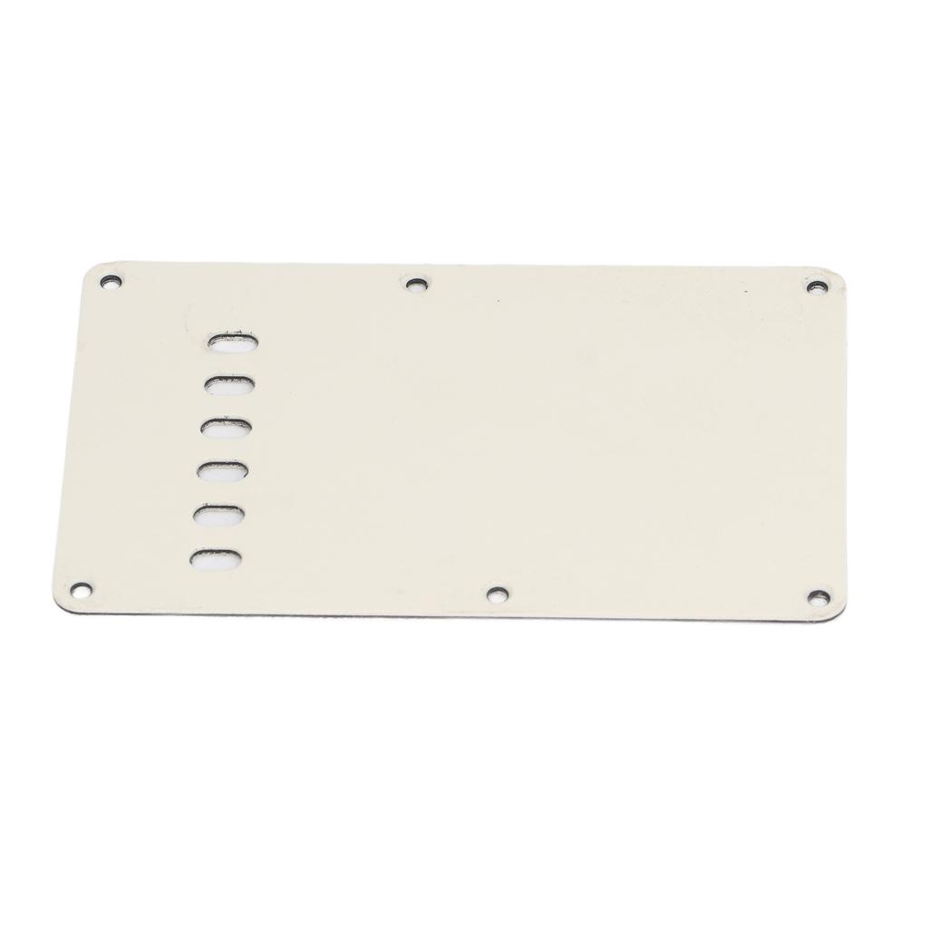 2Pcs Electric Guitar Back Cover Plate 6 Holes Robust Exquisite Looking Guitar Pickguard Backplate