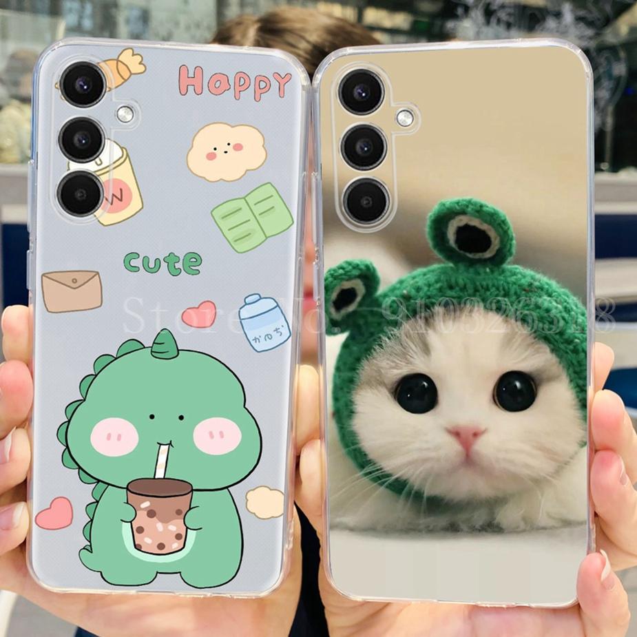 For Samsung Galaxy A14 A24 A34 A54 Case New Fashion Painted Cover Soft Silicone TPU Phone Case For Samsung A54 A 14 24 34 Fundas