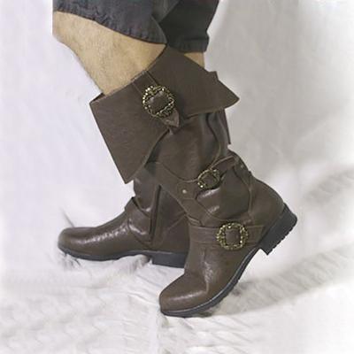 New European and American Medieval Viking Viking Renaissance COSPLY Leather Boots