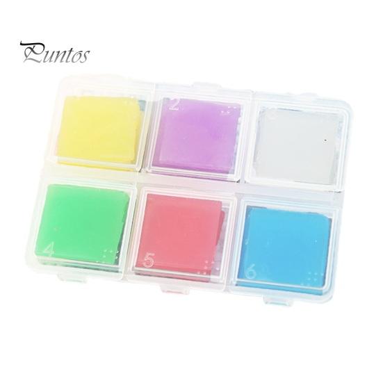 

1 коробка Алмазная картина клейкая глина с коробкой для хранения Простая в использовании многофункциональная красочная липкая глина разноцветный