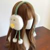 1Pc Snowman Earmuffs Plush Protection Ear Anti-Freezing Keep Warm Outdoor