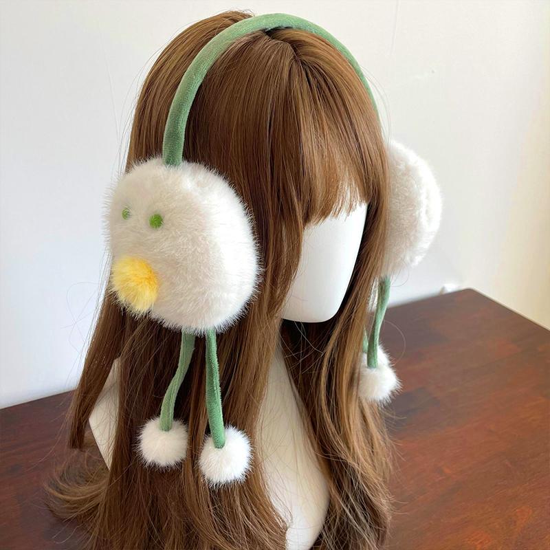 1Pc Snowman Earmuffs Plush Protection Ear Anti-Freezing Keep Warm Outdoor