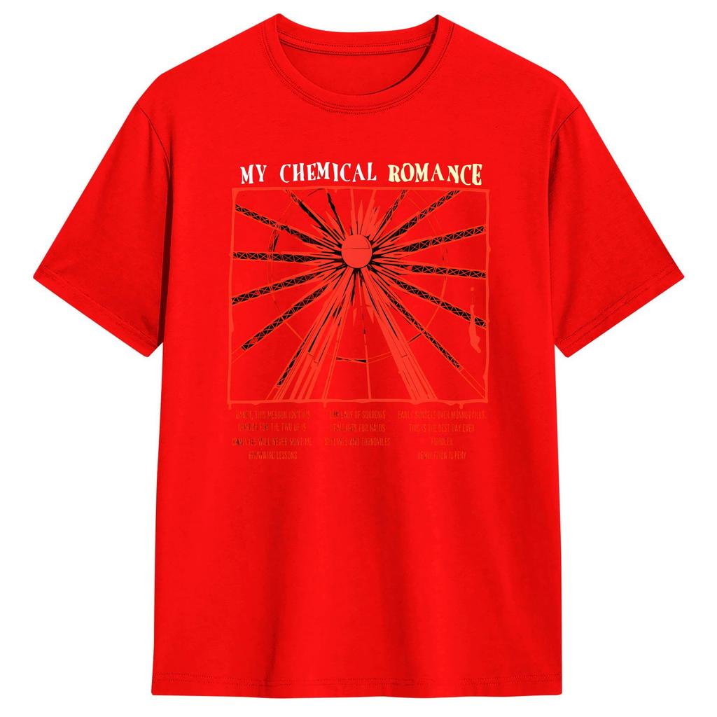 Mens My Chemical Romance MCR Bullets 20 Years T Shirt 100 Cotton Clothes Funny Short Sleeve O Neck Tees Plus Size TShirt