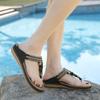 Sandals For Woman Summer Shoes Women'S Slip On Flat Sandal With Comfortable And Cushioned Insoles Holiday Casual Beach Shoe