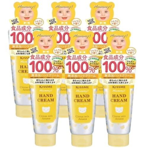 

Additive-Free Mommy Hand Cream C, Citrus Scent, 60g x 6-Pack