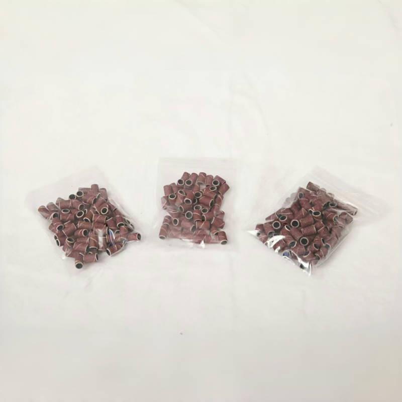 

Nail Art Sanding Bands Set - 50pcs Manicure Tool Kit for Grinding, Removal & Exfoliating #120 Grit