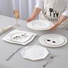 Nordic & Chinese Style Ceramic Dinner Plate