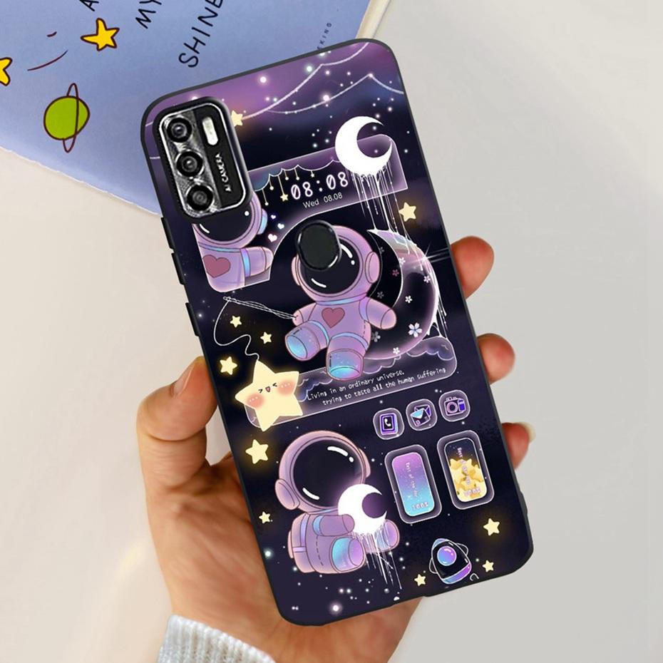 Lovely Case For ZTE Blade A7s 2020 / Optus X Pro / Telstra Evoke Plus 2 Black Silicon Soft Cases Cover For Zte A7s (2020) A7020