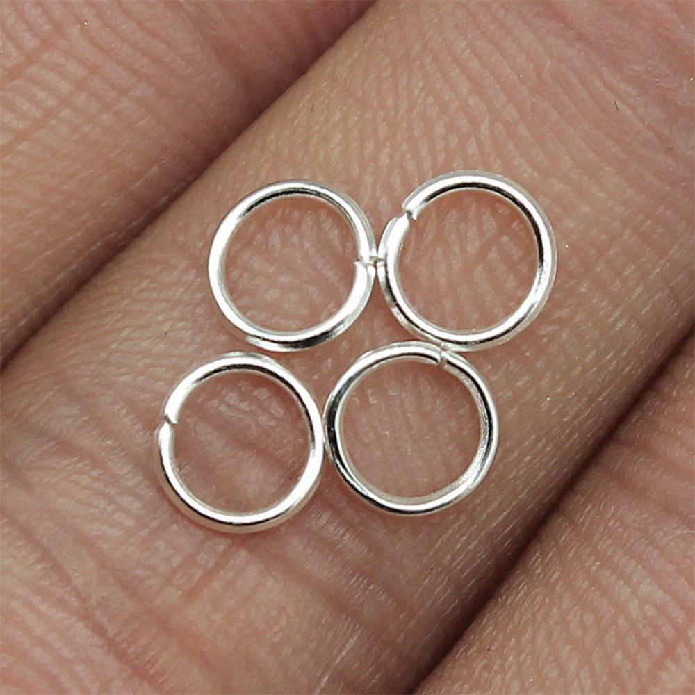 

Аксессуары Разъемные кольца 5 цветов 9 размеров Минималистичные компоненты для ювелирных изделий QA048 A18-400pcs-0.7x6mm