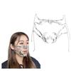 Masked Decoration Face Necklace Personality Punk Style Adjustable Gift Jewelry
