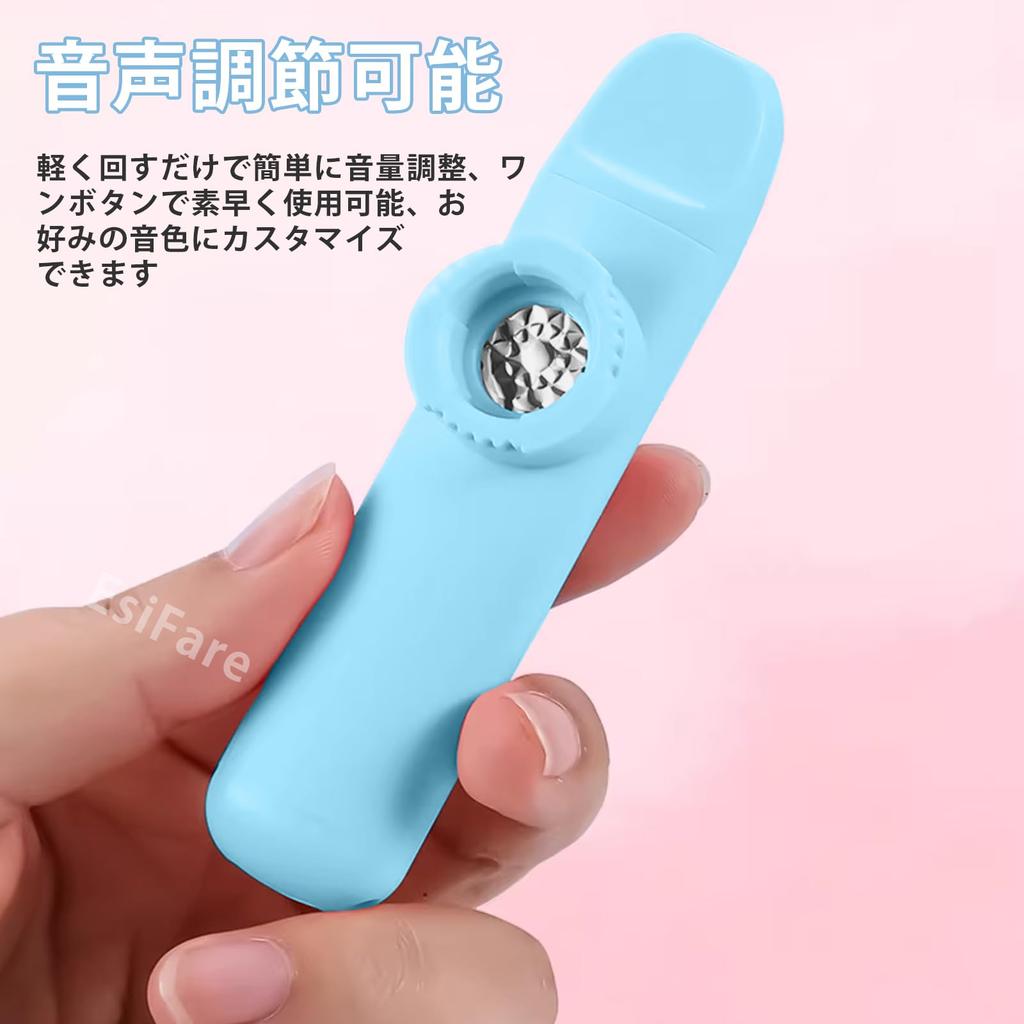 Professional Mini Kazoo with 5 Replacement Membranes and Lightweight and Portable Musical Easy to Musical Instrument Gift for All Tone Kazoo Wind